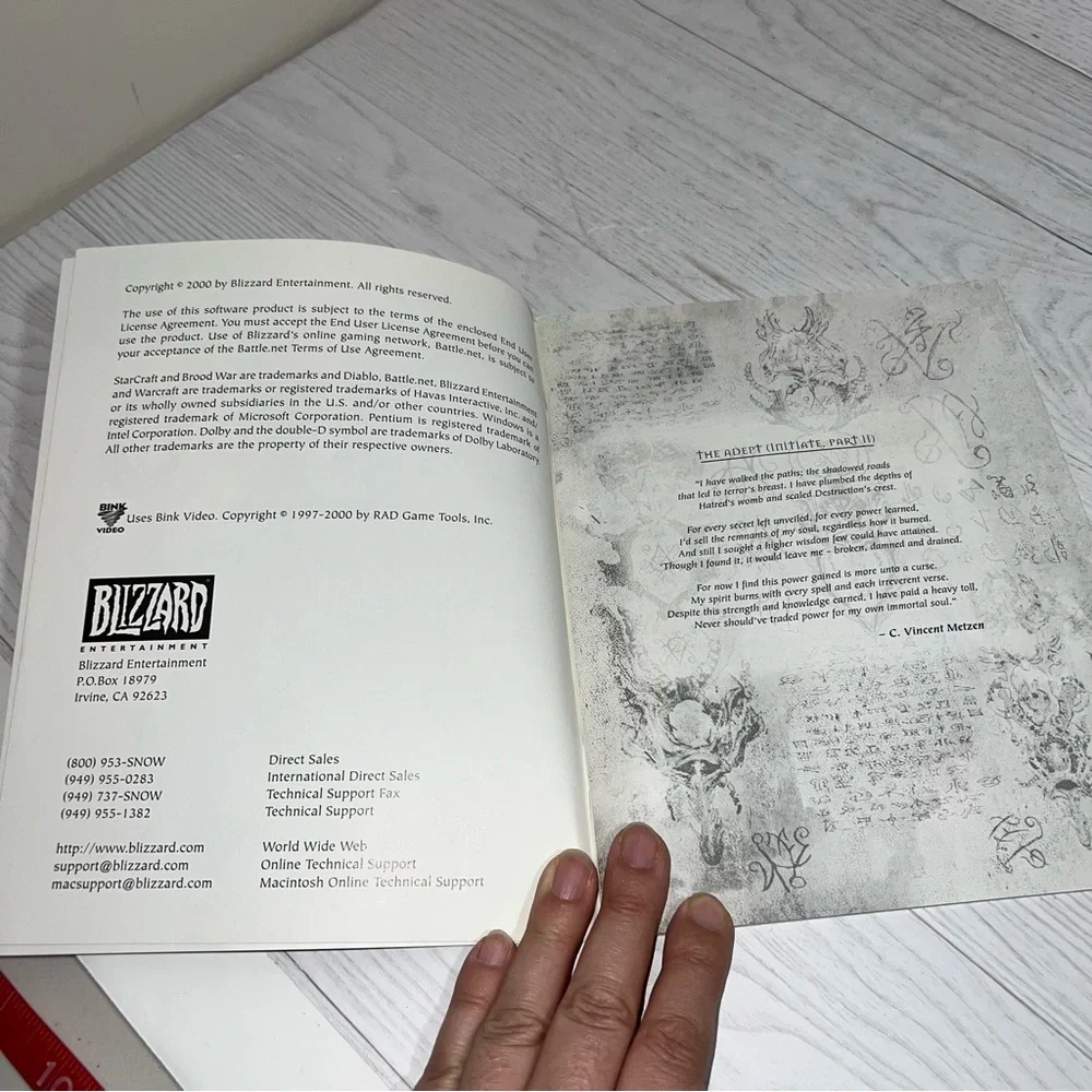 Diablo II PC Game Instruction Manual